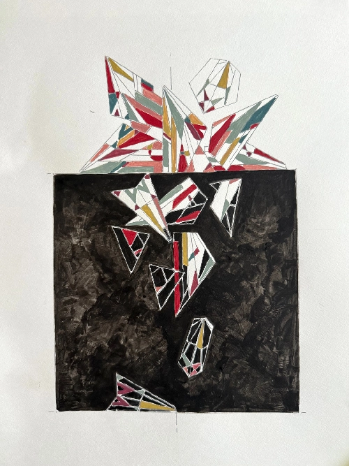 Падение в ноль (черный квадрат)