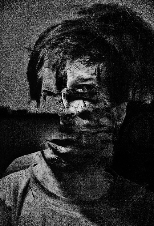 Автопортрет в духе серебряного века. Серия "Голограммы 5D"