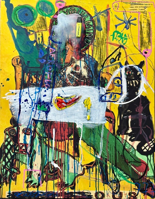 Дама с горностаями и собаками