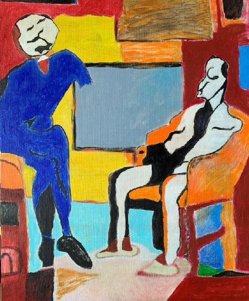 Двое в кресле